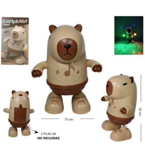 JUGUETE CAPYBARA BAILARIN/CANTA 8899-302
