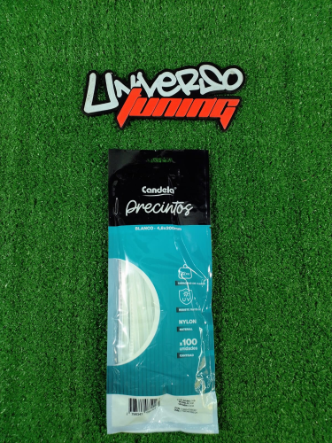 PRECINTO 4,8x200MM BLANCO CANDELA 7416