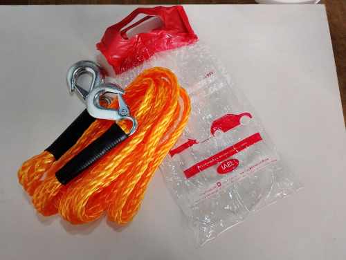 LINGA DE REMOLQUE DE NYLON 1500KG 3.5MTS LI-003