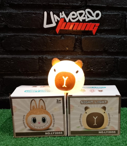 LÁMPARA VELADOR INFANTIL CAPIBARA/LABUBU LY2055