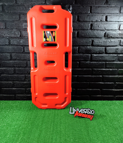 BIDON TANQUE DE COMBUSTIBLE PLANO, CHATO 20LTS, CON PICO VERTEDOR IAEL BI-20R