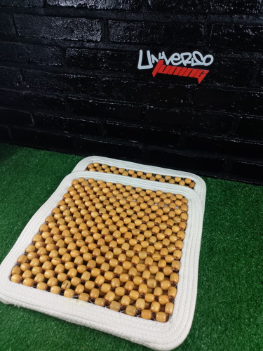 ASIENTO Y RESPALDO BOLITA, REFORZADO BEIGE IAEL AR-002