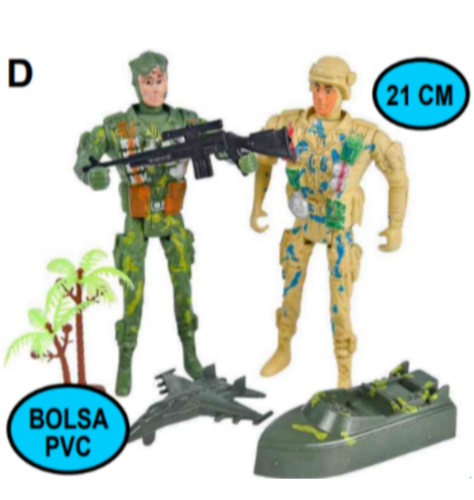 MILITAR - SOLDADITOS SET X2 PCS MKE531058 IJ0194