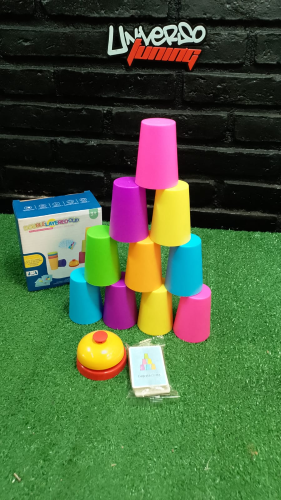 JUEGO DE MESA VASOS APILABLES MELECH-681