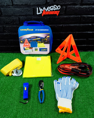 KIT DE EMERGENCIA GOODYEAR, EN BOLSO, 8PCS GY-2269