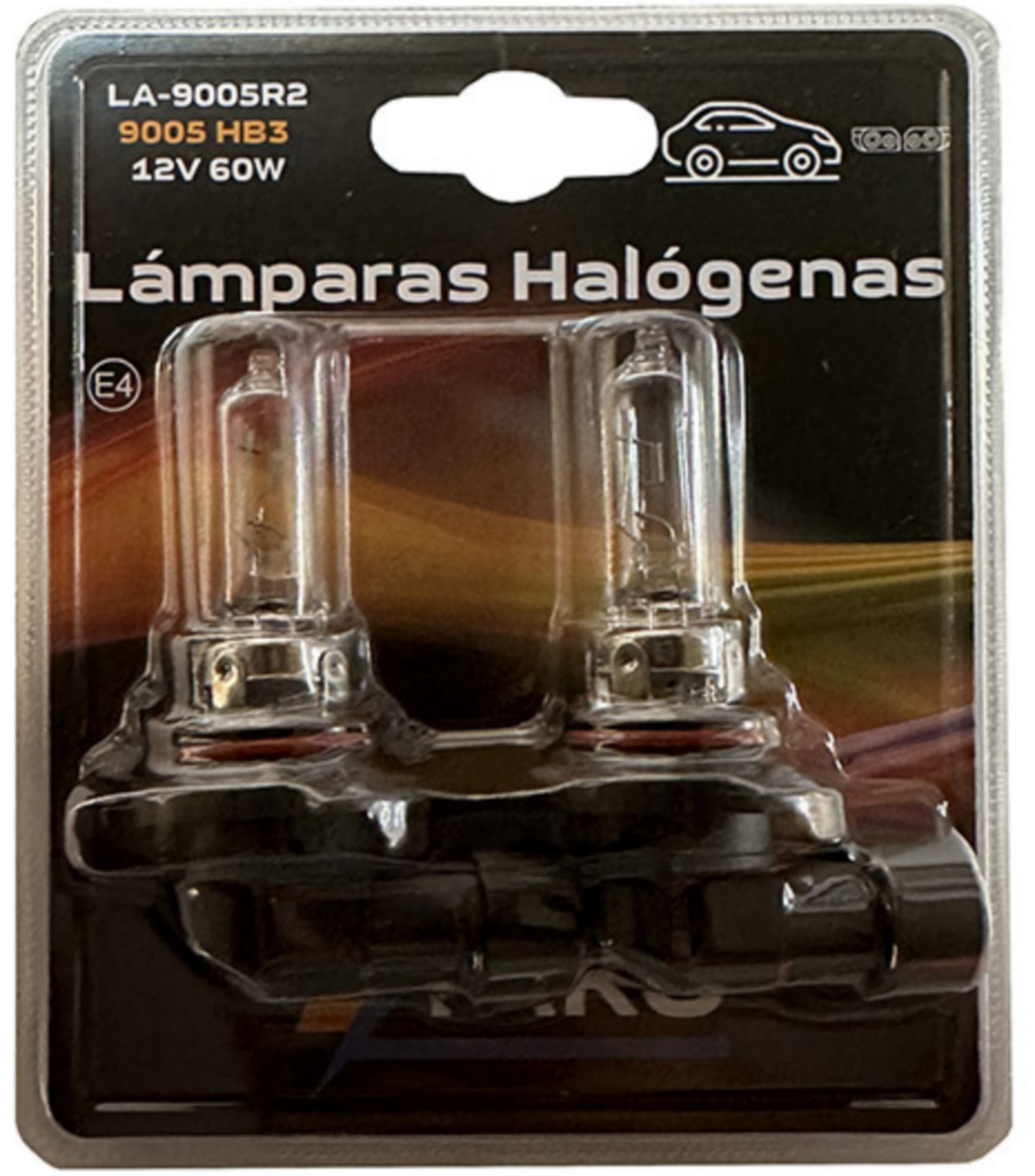 JGO. LAMPARA HB3 9005 60W 12V, EN BLISTER - TAKO LA-9005R2