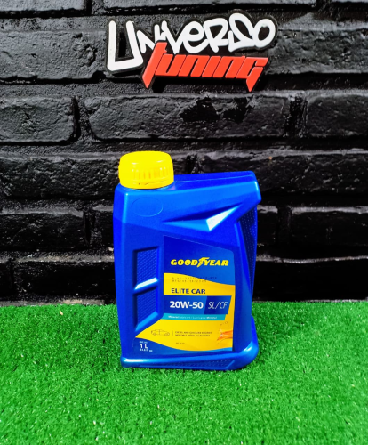 ACEITE MULTIGRADO GOODYEAR ELITE CAR MINERAL 20W50 1 LITRO GY31120W5024001