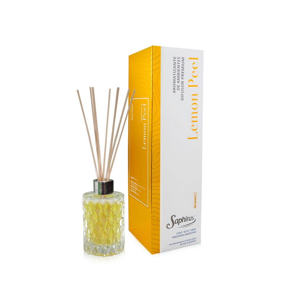 DIFUSOR AROMATICO PREMIUM SAPHIRUS LEMON PEEL