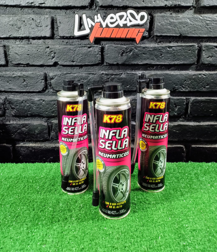 INFLA SELLA NEUMÁTICOS EN AEROSOL 427 CC K78