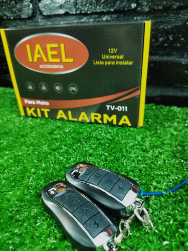 ALARMA PARA MOTO, CON CONTROL REMOTO, SIRENA, COMPLETA PARA INSTALAR TV-011