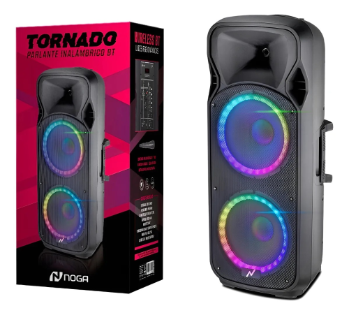 PARLANTE MULTIMEDIA 12"BT,MICRÓFONO,FUNCIÓN KARAOKE NOGA TORNADO