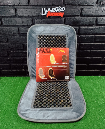 ASIENTO Y RESPALDO BOLITA, REF BORDE PANA GRIS IAEL AR-006