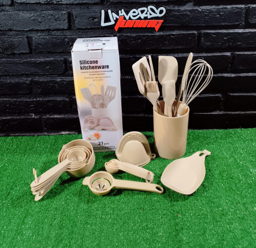 SET UTENSILIO SILICONA X 21PCS SS21-2