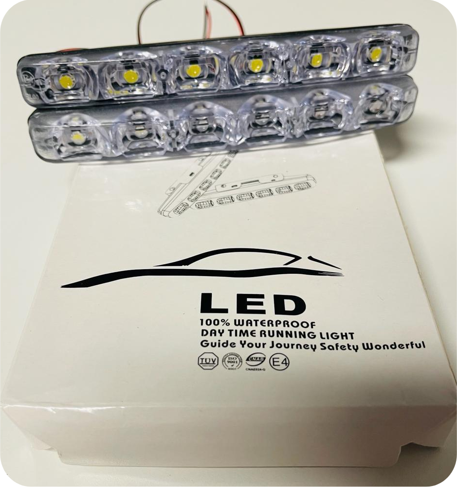 DRL RIGIDO 6 SMD BLANCO