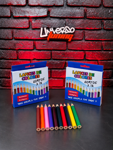LAPICES - COLOR CORTO X12 PCS IL0007