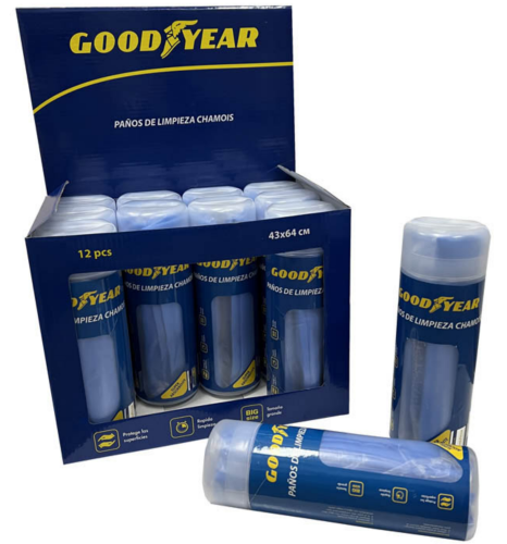 PAÑO DE LIMPIEZA GOODYEAR SINTETICO CHAMOIS GRANDE 64X43X0.2MM GY-3823
