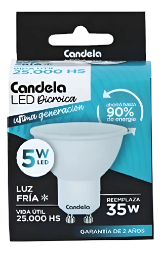 LED DICRO DIMER 5W FRIA CANDELA 6811