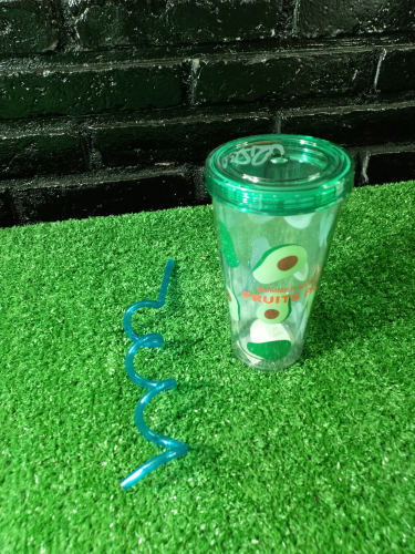 VASO ACRILICO DE FRUTAS CON SORBETE G272-01