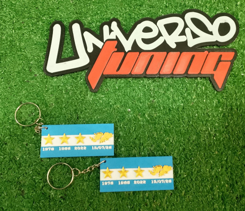 LLAVERO ARGENTINA 3 ESTRELLAS Y MALVINAS U3D0024