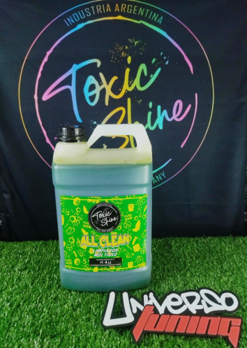 TOXIC GALLONS COMPANY ALL CLEAN LIMPIADOR TOXIC SHINE 4 LITROS