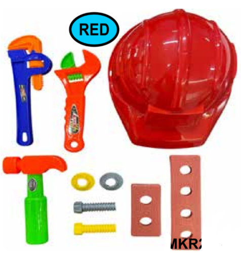 JUEGO - HERRAMIENTAS C/CASCO X 10 PCS IJ1229