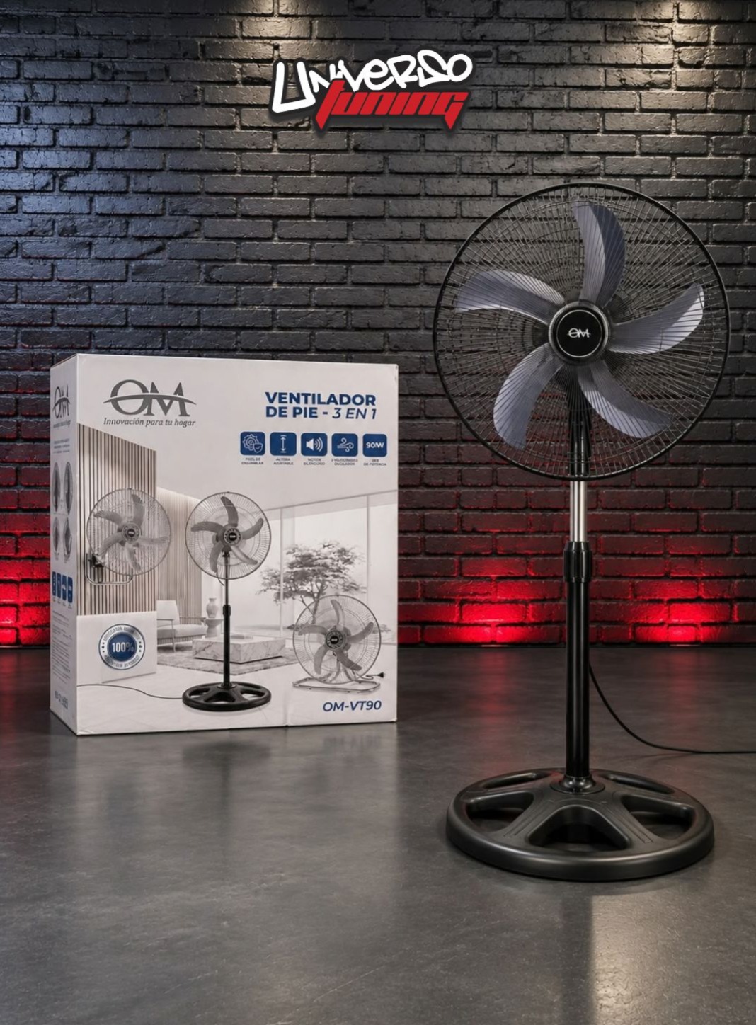 VENTILADOR OM 18" 3 EN 1