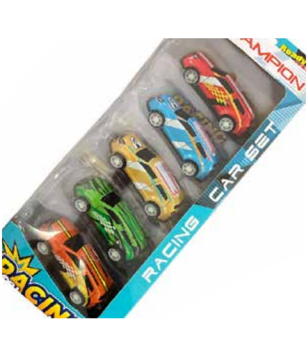 VEHICULO - AUTO CARRERA X 5 PCS IJ1138