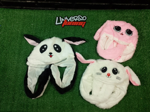 GORRO PELUCHE LEVANTA OREJAS