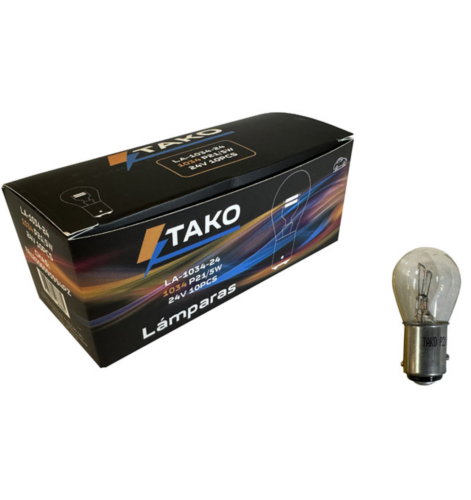 LAMPARA 1034 21/5W 24V 2 POLOS LA-1034-24