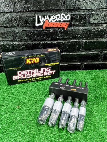 SET DE PINCELES PARA DETAILING 5 UNIDADES K78