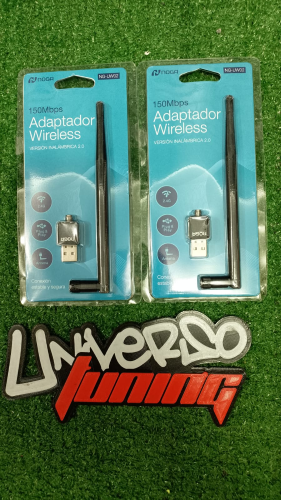 RECEPTOR ADAPTADOR WI-FI VELOCIDAD DE TRANSFERENCIA 150 MBPS NOGA NG-UW02