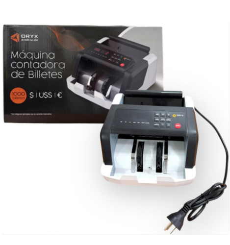MAQUINA CONTADORA DE BILLETES ORYX M21E