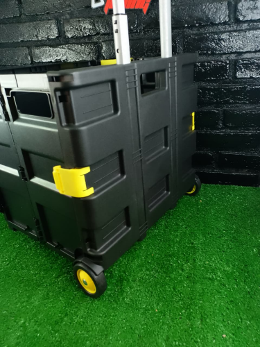 CARRO PLEGABLE GOODYEAR PORTA OBJETOS, PLASTICO, MULTIUSO, 38X36X33CM GY-4480