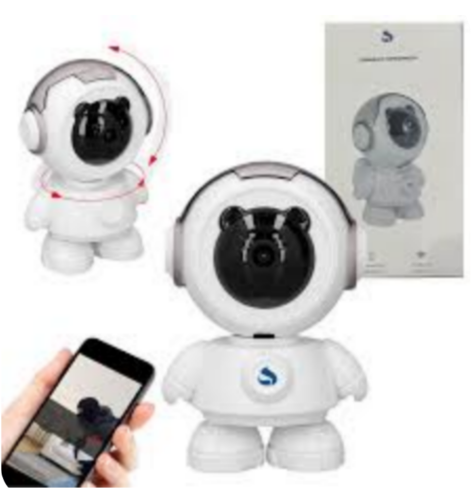 CÁMARA DE SEGURIDAD WIFI IP HD DISEÑO ASTRONAUTA SUONO AYV0323