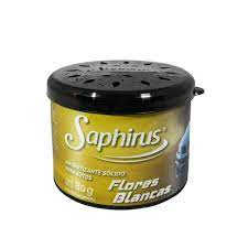 LATA AROMATIZANTE SAPHIRUS FLORES BLANCAS 80GRS