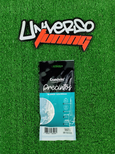 PRECINTO 2,5x100MM BLANCO CANDELA 7412