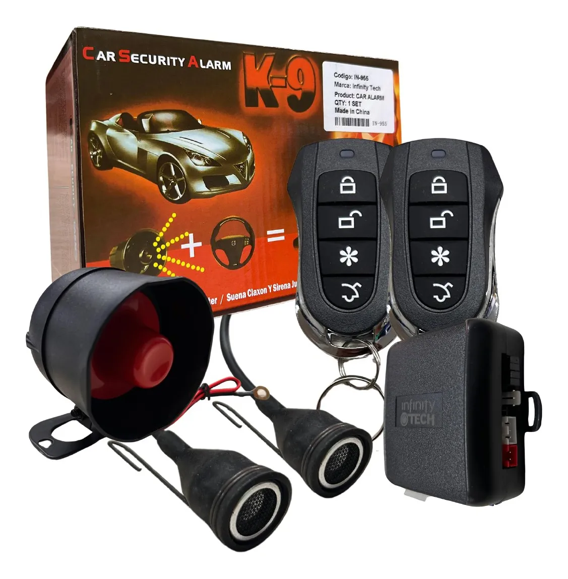 INFINITY TECH ALARMA DE AUTO IN-955