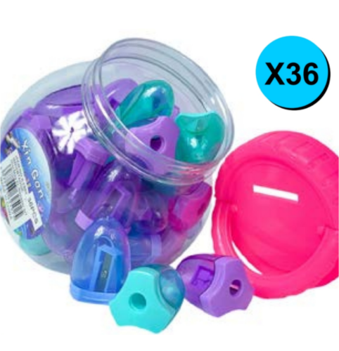 SACAPUNTAS - CONTENEDOR X 36 PCS IL2502