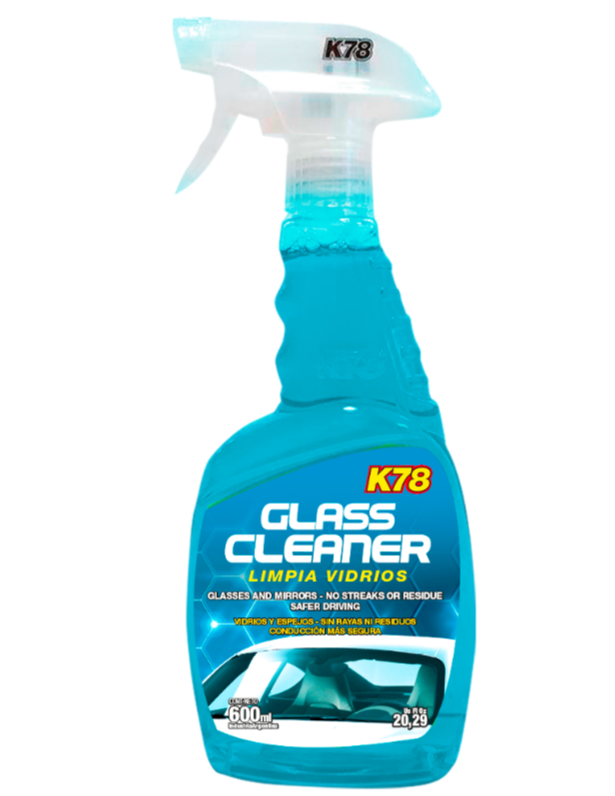 LIMPIA VIDRIOS CON GATILLO/GLASS CLEANER 600 ML K78