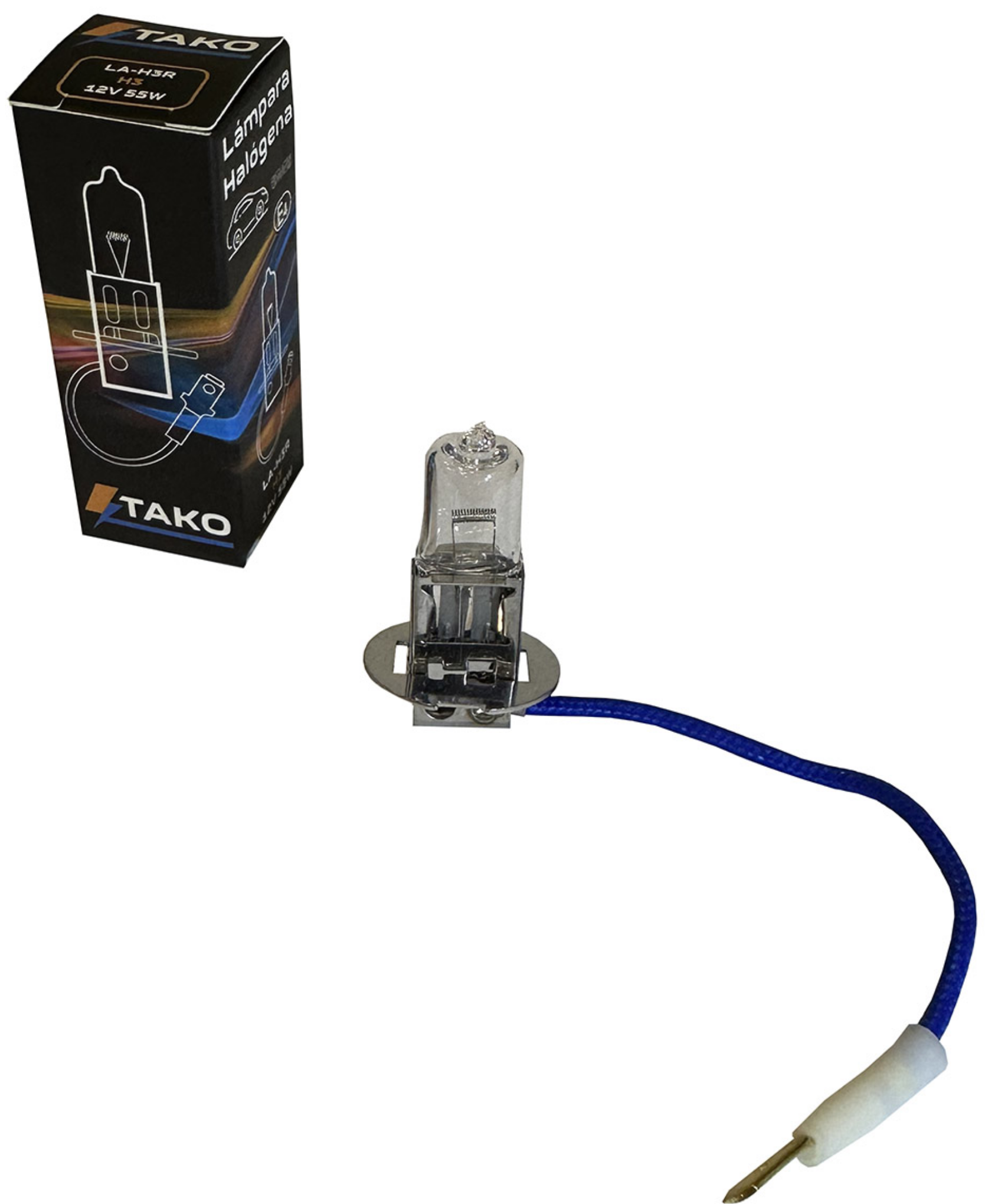 LAMPARA H3 55W 12V - TAKO LA-H3R