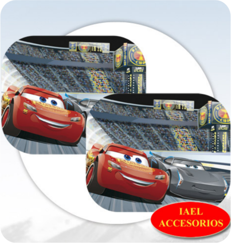 JGO. CORTINA DISNEY LATERAL PLEGABLE CARS CARRERA, 44*38CM CO-146