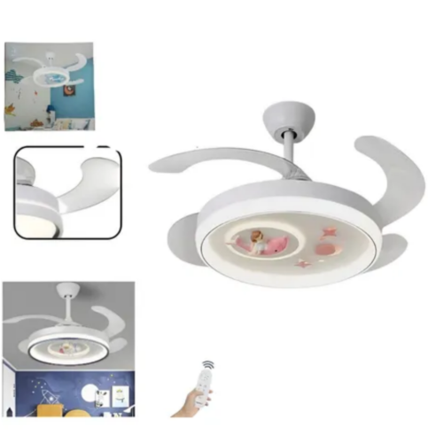 VENTILADOR LED DE TECHO INFANTIL STAR VISiON SV-12