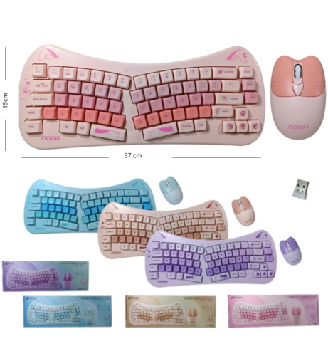 TECLADO + MOUSE INALAMBRICO NOGA NKB-6600