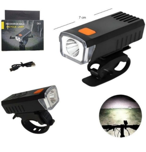 LUZ LINTERNA PARA BICICLETA D01
