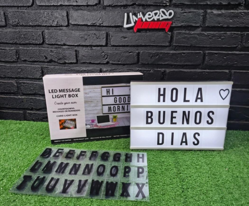 CARTEL CON LETRAS GRANDE A4