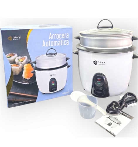 ARROCERA ELECTRICA 2ltr DOBLE FUNCION ORYX RC8013