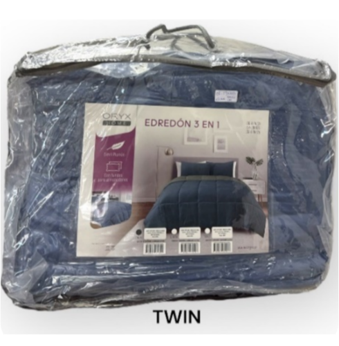 ACOLCHADO 3 EN 1 160X240CM TWIN ORYX OR-EBN024