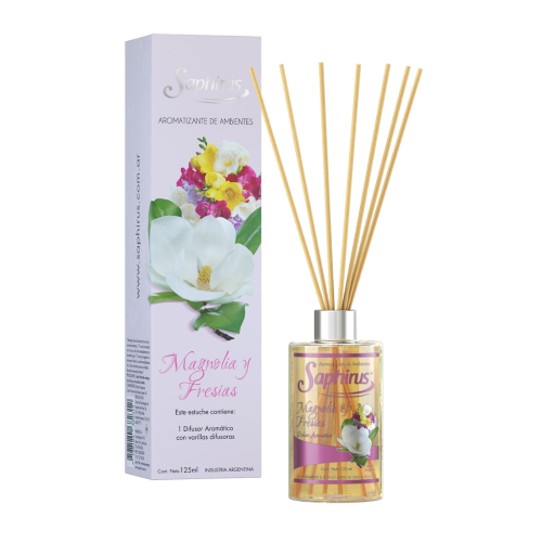 DIFUSOR AROMATICO SAPHIRUS MAGNOLIA Y FRESIAS