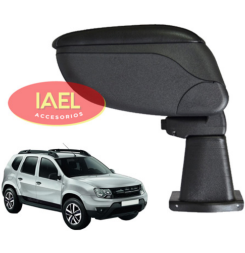 APOYA BRAZO NEGRO, REBATIBLE, CON PORTA OBJETOS, DUSTER OROCH IAEL VA-088N
