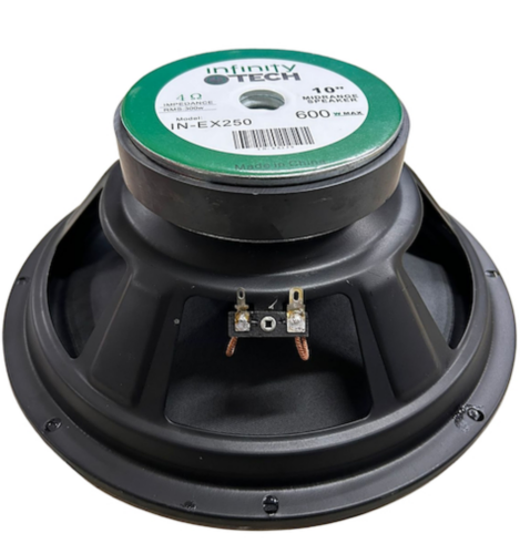 INFINITY TECH ALTAVOZ RANGO MEDIO PARLANTE 10 PULGADAS 600W EX250